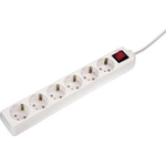 as - Schwabe 11501 Steckdosenleiste mit Schalter Weiß Schutzkontakt (11501)