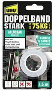 UHU Montage-Klebeband STARK doppelseitig 19 mm x 1500 mm bis 75 kg Weiß