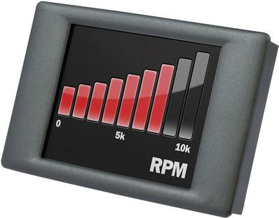 Lascar Electronics Panel Pilot Einbaumessgerät mit grafischem Touchscreen 0 - 40 V/DC Einbaumaße 74 x 46 mm (SGD24-M)