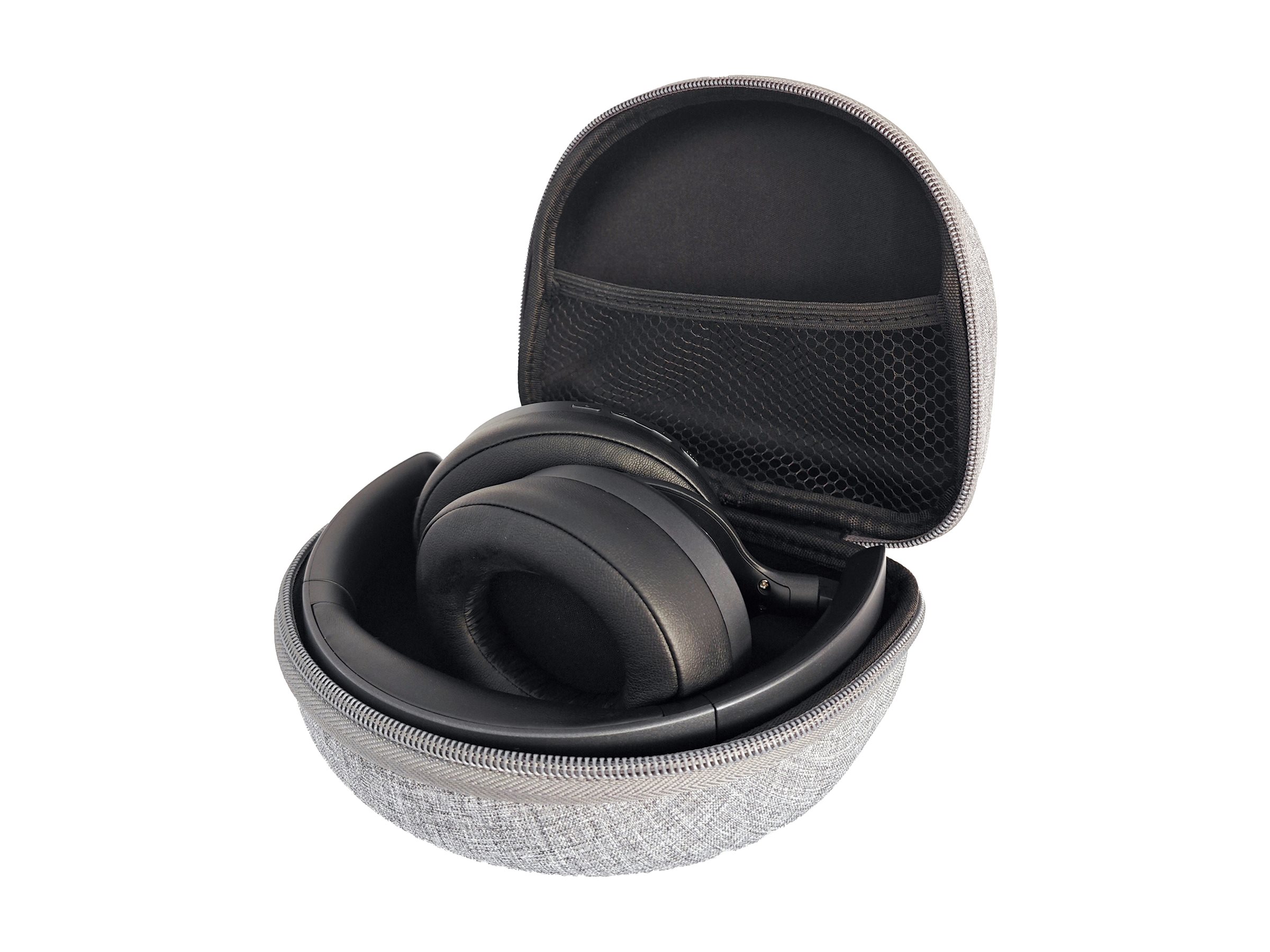 Conceptronic ALVAH02B Bluetooth 5.4 Over-Ear-Headset mit ANC und 3,5 mm, Schwarz