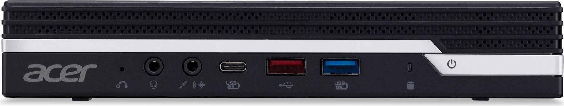Acer Veriton N4 VN4680GT - Kompakt-PC - Core i3 10105T / 3 GHz - RAM 8 GB - SSD 256 GB - UHD Graphics 630 - GigE - WLAN: Bluetooth 5.0, 802.11a/b/g/n/ac/ax - Win 10 Pro 64-Bit - Monitor: keiner