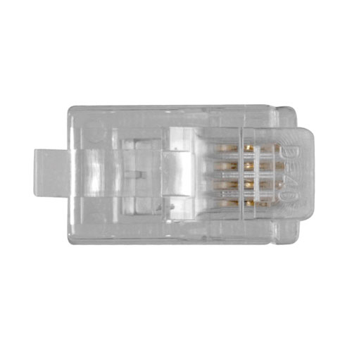 ACT TD102 RJ-10 (4P/4C) Modularstecker für Flachkabel