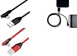 Logilink USB-Kabel USB-C (M) gewinkelt bis USB (M) gerade (CU0146)