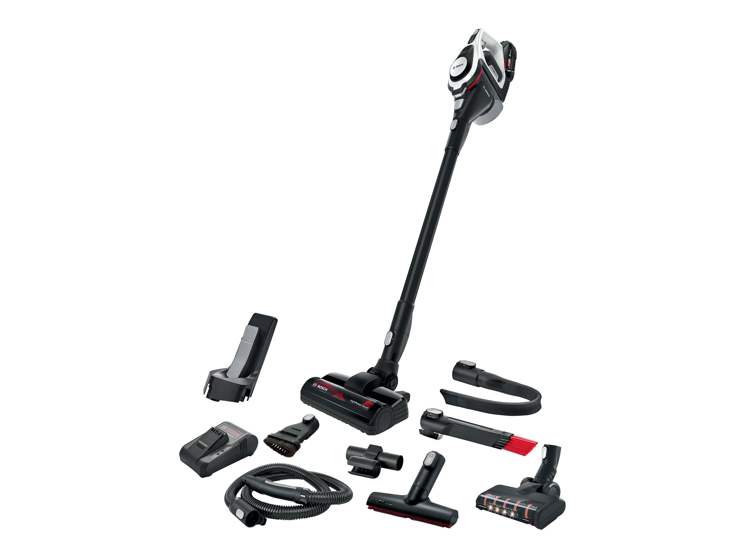 Bosch Series | 8 Unlimited Gen2 BSS825ALL Stabstaubsauger 45 min Schwarz, Weiß