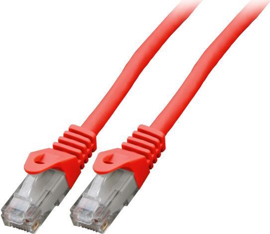 Hersteller: EFB Elektronik RJ45 Patchkabel U/UTP, Cat.6, LSZH, CCA, 4m, rot Das ungeschirmte Cat.6 RJ45 Patchkabel gewährleistet sehr gute Eigenschaften für 5 Gigabit Ethernet Anwendungen. Die gegossene Tülle besticht durch ihr schlankes Design und vereinfacht damit den Steckvorgang in beengten Verhältnissen.Querschnitt 4 x 2 x AWG24/7Gegossene Knickschutztülle, schlankes Design (K8104RT.4)