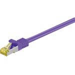 Wentronic GoobayCat.7 Rohkabel Patchkabel, S/FTP (PiMF), Violett, 30 m - LSZH halogenfrei, Kupfer, RJ45 Stecker (91681)