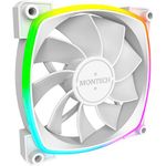 Montech RX120 PWM Prozessor Ventilator 12 cm Weiß 1 Stück(e) (RX120 PWM W)