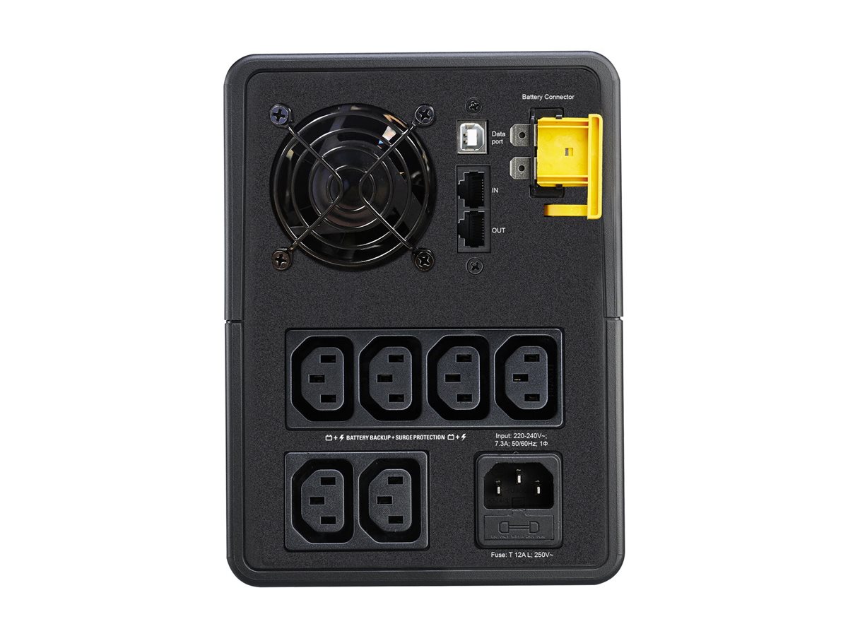 APC Back-UPS BX Series BX1600MI Line-Interactive 1600 VA 900 W Schwarz