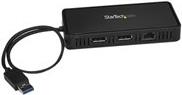 StarTech.com USB to Dual DisplayPort Mini Docking Station (USBA2DPGB)
