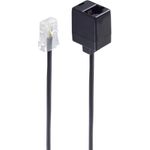 shiverpeaks BS70226-8/4 Telefonkabel 6 m Schwarz (BS70226-8/4)