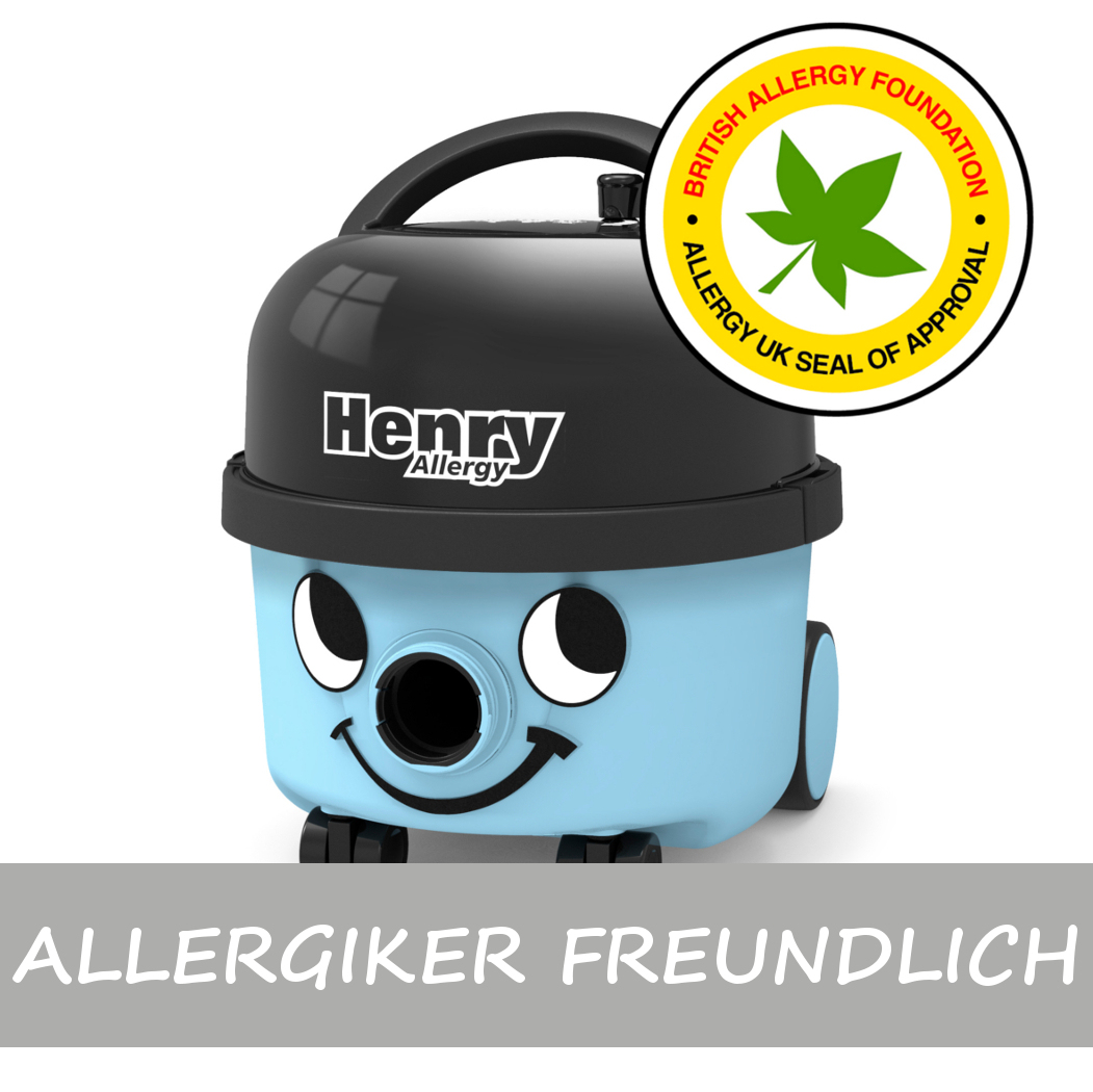 Numatic Henry Allergy HVA160 Bodenstaubsauger 620 W 6 l HEPA Filter Schwarz Blau