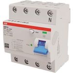 ABB Stotz S&J FI-Schutzschalter TypB 4P 63A,300mA,3kA,4TE F204B-63/0,3-4TE (2CSF204568R3630)