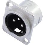 NEUTRIK XLR Einbaustecker 3pol NC3MDL-1 (30200560)