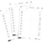 DURABLE Einsteckschilder 140/90x65 mm 1 Pg. à 80 St. 101002 - 0 Stück