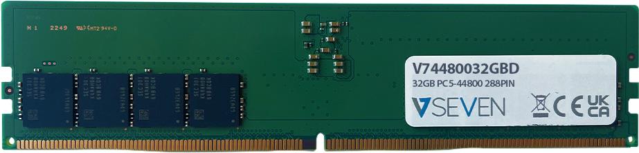 V7 V74480032GBD Speichermodul 32 GB 1 x 32 GB DDR5 5600 MHz (V74480032GBD)
