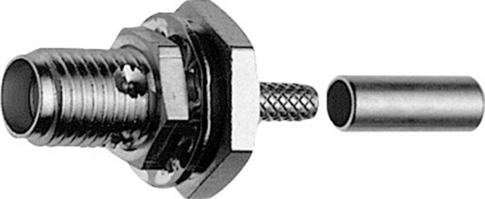 Telegärtner SMA-Kabeleinbaubuchse Crimp G01 mit Dichtring, IP 68, C0805, Z27, G01 (RG-58/U), Gold (Standard)  - 5 Stück (J01151A1091)