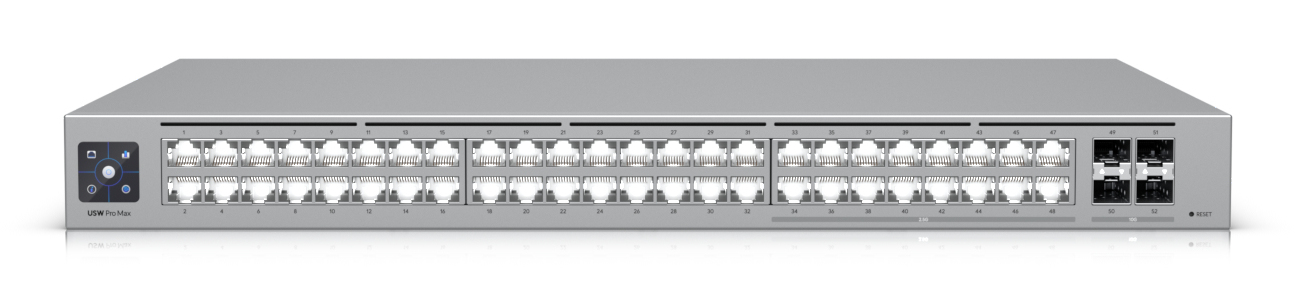 Ubiquiti UniFi Switch Pro Max 48 Layer 3 48 Ports Managed Silber