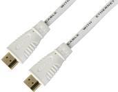 High Speed HDMI Kabel mit Ethernet, ,weiß, 1m Hersteller: TECHLY NP (ICOC-HDMI-4-010NWT)