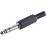 shiverpeaks BASIC-S 6,3 mm Klinkenstecker, stereo 3-polig, Kunststoffgehäuse, im Polybeutel mit Eurolochung (BS50100)