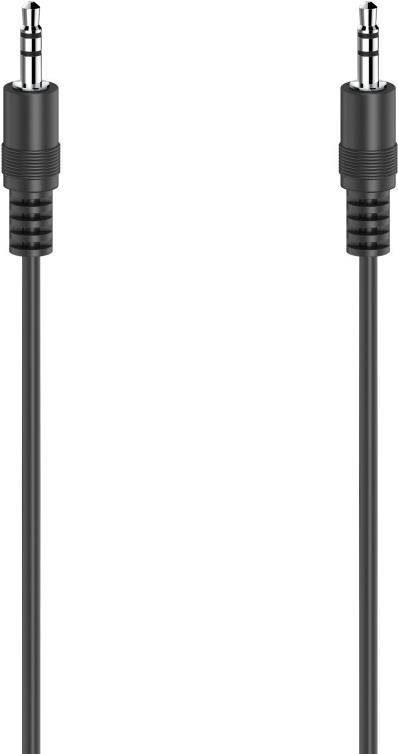 Hama Classic Line Audio-Kabel, 3,5-mm-Klinken-St. - 3,5-mm-Klinken-St., Stereo, 0,5 m (00305025)