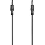Hama Classic Line Audio-Kabel, 3,5-mm-Klinken-St. - 3,5-mm-Klinken-St., Stereo, 0,5 m (00305025)