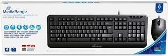 MediaRange MROS108 Tastatur USB QWERTZ Schwarz (MROS108)