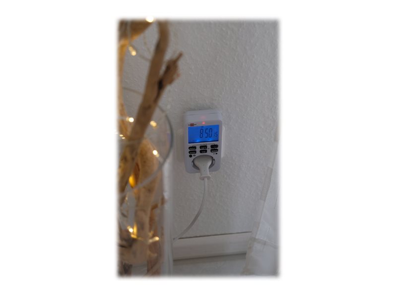 Brennenstuhl Comfort-Line Zeitschaltuhr digital 3600 W Weiß