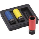 Bahco Steckschlüssel metrisch 1/2 3teilig BWSS12P3 (BWSS12P3)