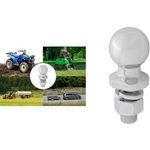 IWH Kupplungskugel Zulässige Stützlast 2000 kg 50 mm Silver Steel50 (19614)