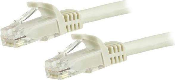 StarTech.com 0,5m White Cat6 / Cat 6 Snagless Ethernet Patch Cable 0,5 m (N6PATC50CMWH)