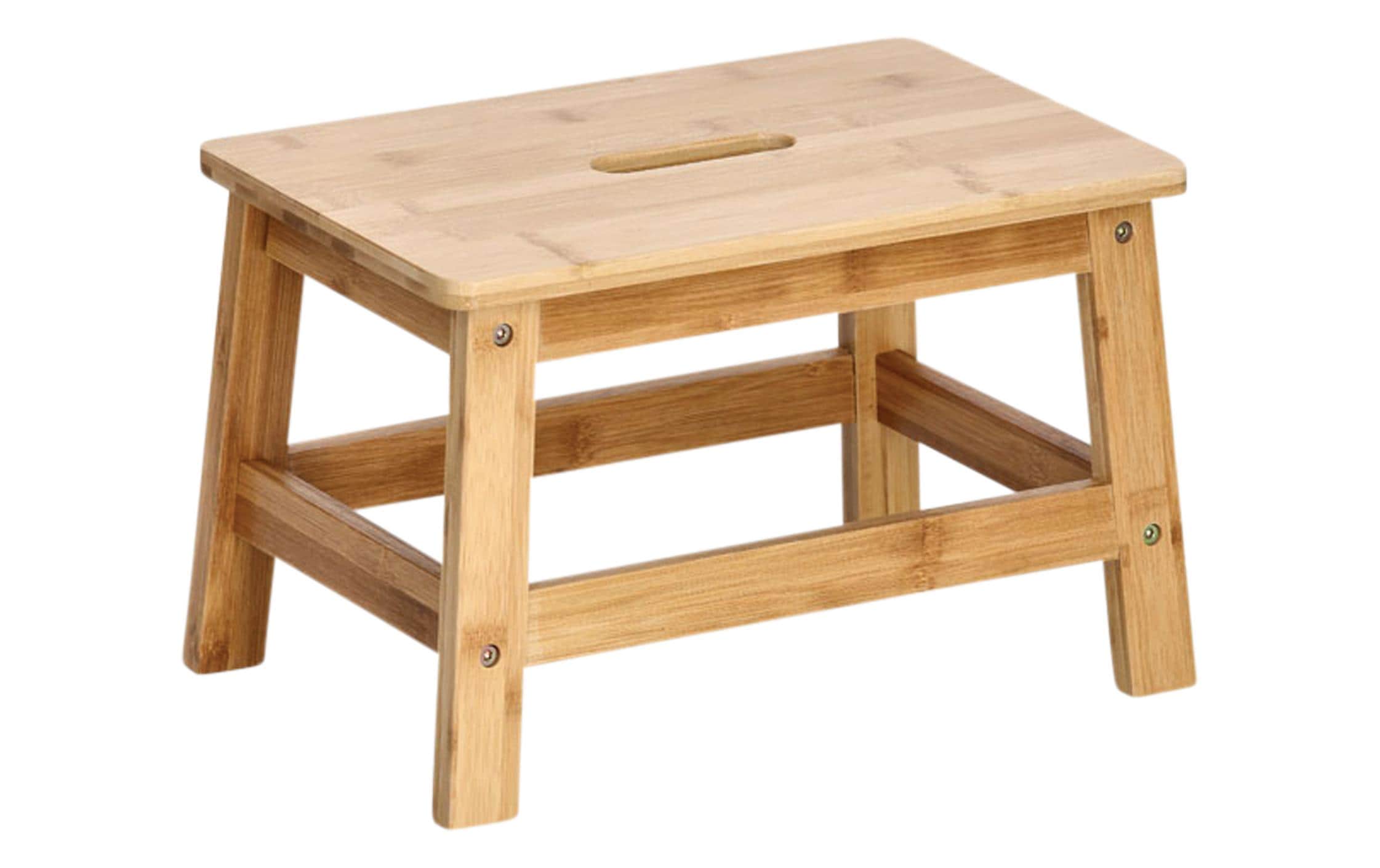Zeller Aufbewahrungsbank 38,5 x 26 x 25 cm Bambus/Holz Nature