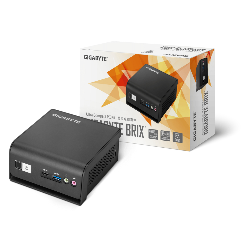 Gigabyte BRIX GB-BMPD-6005 (rev. 1.0) Barebone Schwarz