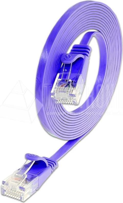 SLIM Patchcords SLIM UTP Netzwerkkabel Violett 0,75 m Cat6 U/UTP (UTP) (PKW-SLIM-KAT6 0.75 VT)