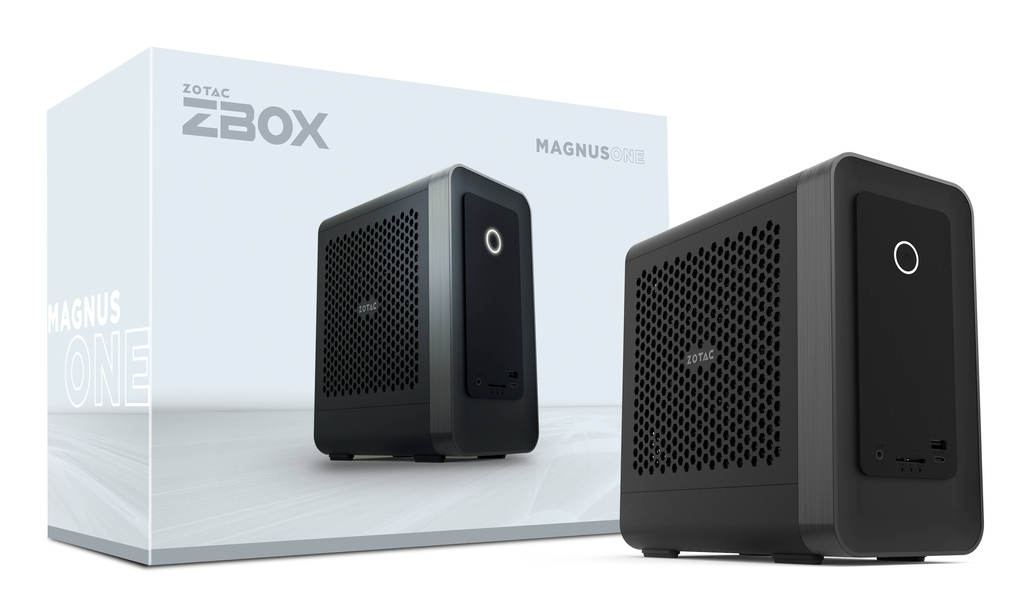 ZOTAC ZBOX MAGNUS ONE EU275070C Barebone Intel Core Ultra 7 265 NVIDIA GeForce RTX 5070 Schwarz