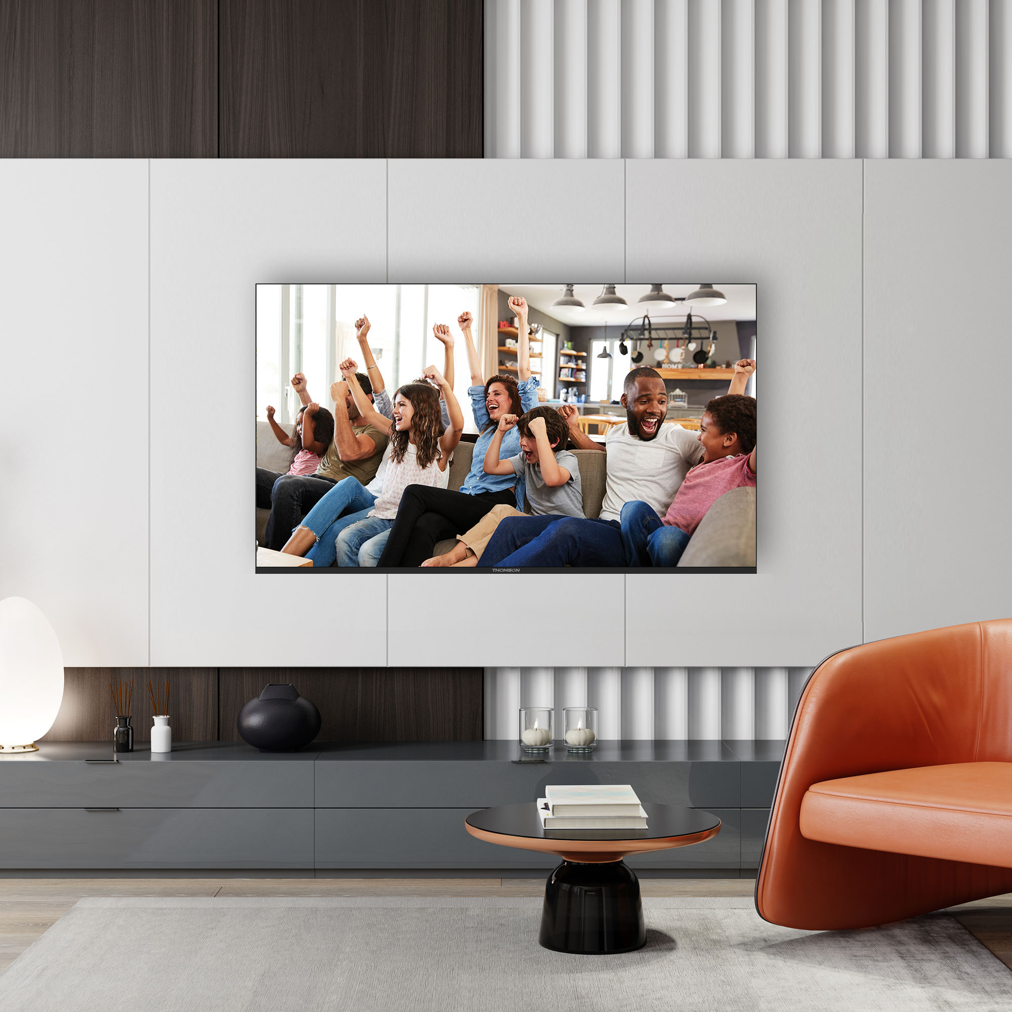 Thomson 55UG4S14 55" 4K Ultra HD Google TV HDR10 Dolby Vision Direct LED Schwarz