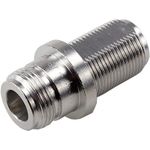 Telegärtner Koax N-Verbindungsstück, Einbaumaß: Z10 Buchse - Buchse, 50 OHM, Schutzklasse: IP68, MIL.Std. (J01024A0006)