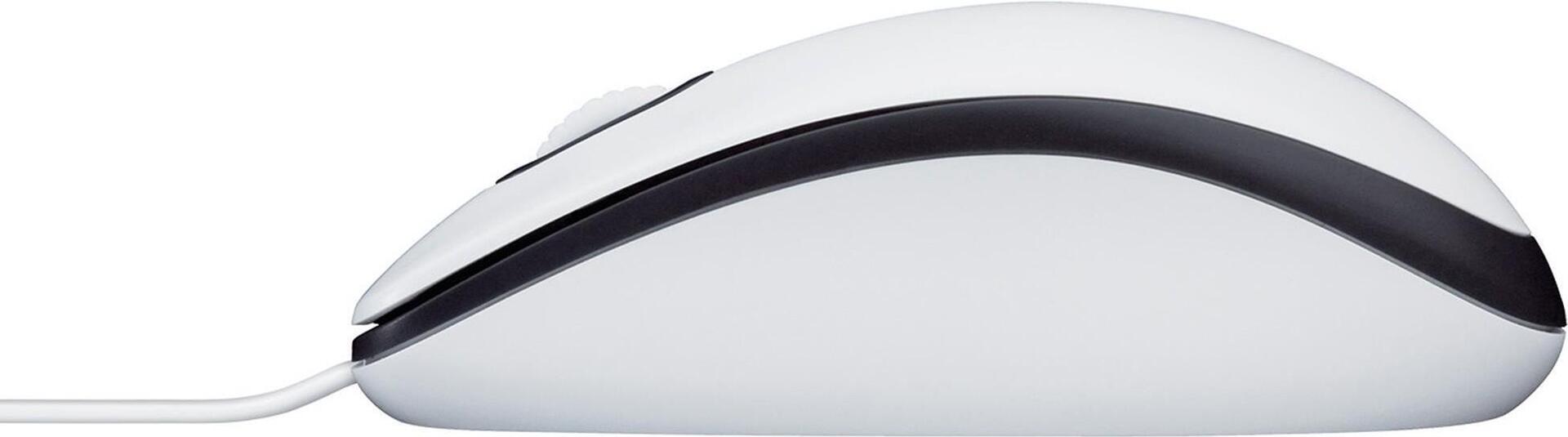 Logitech M100 Maus USB Weiß