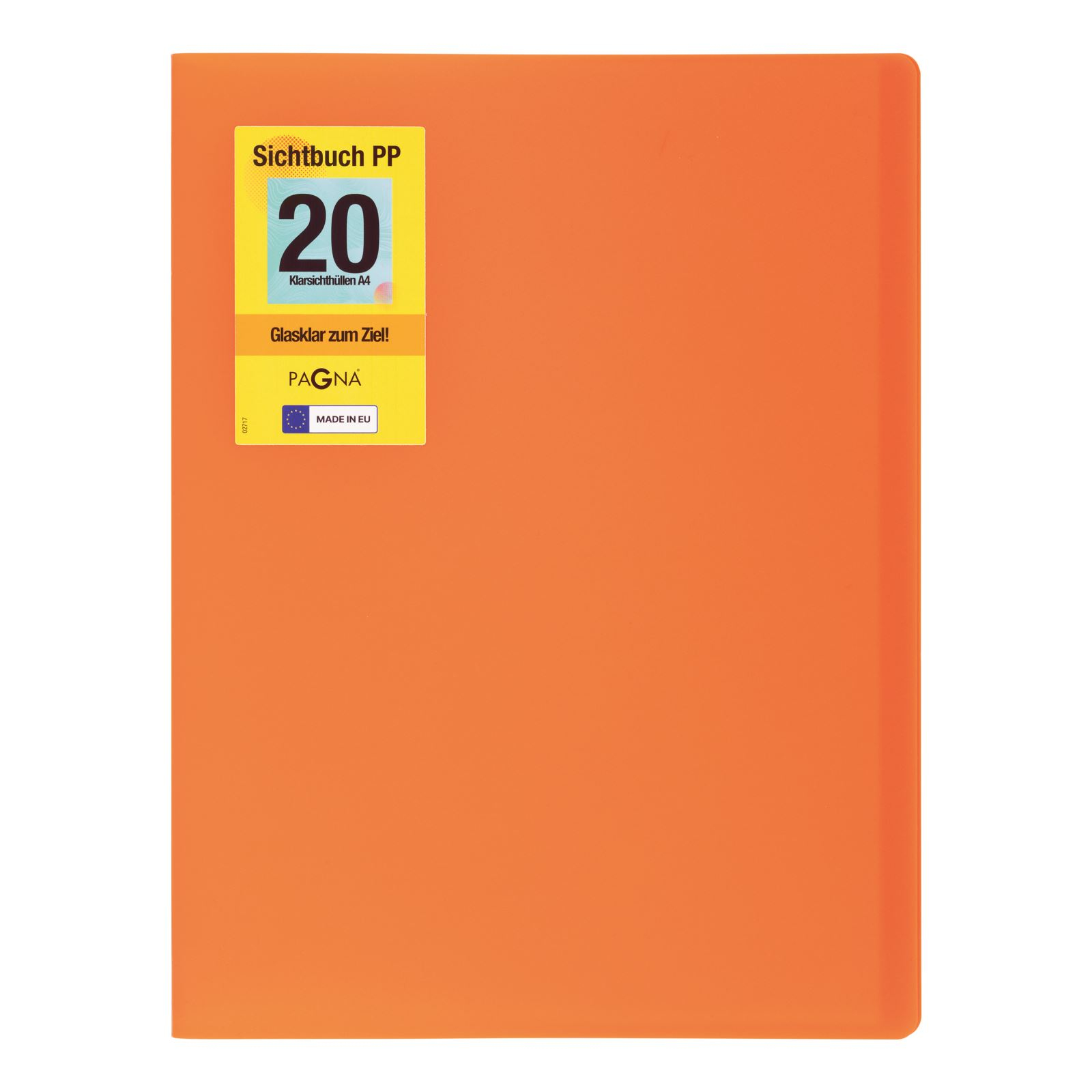 Pagna School Sichtbuch DIN A4 20 Hüllen Orange