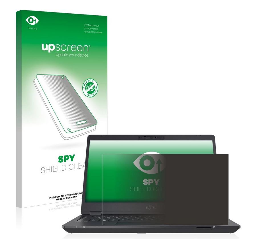 upscreen Spy Shield Clear Premium Blickschutzfolie für Fujitsu Lifebook U7311 selbstkelbend (3542807)