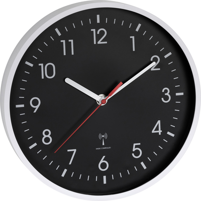 TFA Dostmann 60.3550.20 Funk Wanduhr 42 mm x 245 mm Weiß (60.3550.20)