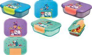 Maped PICNIK Lunchbox WASCHBÄR, aus Kunststoff, 0,9 Liter aus Kunststoff, Deckel mit Silikondichtung, mit Clipver - 1 Stück (874101)