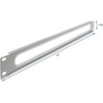 Delock 48.26cm 19Zoll 1 HE Kabeldurchfuhrung mit Kantenschutz grau (67276)