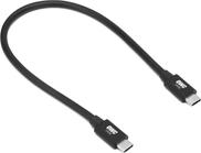 OWC Thunderbolt 5/TB4/USB-4/C Kabel 0.3m schwarz (OWCCBLTB5C0.3M)