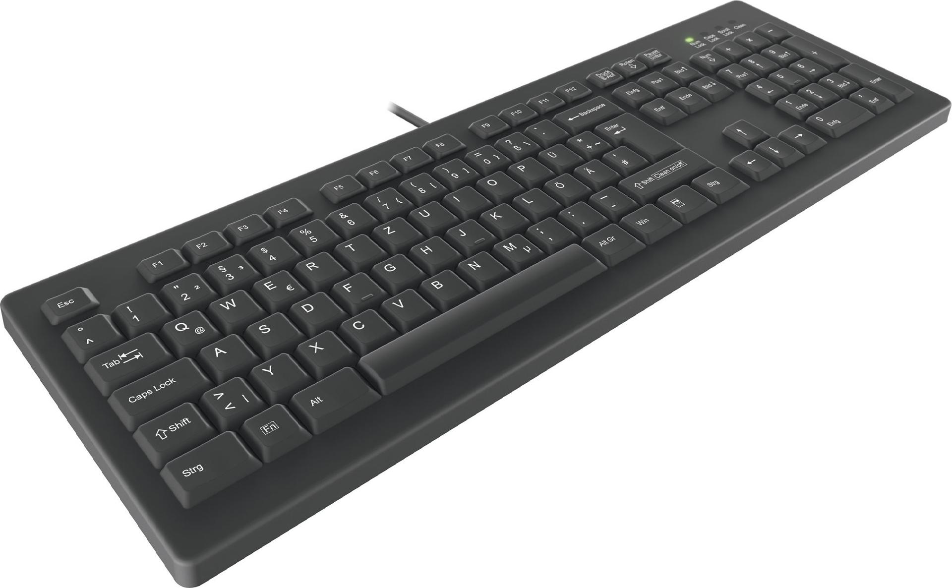 Active Key MedicalKey AK-C8100 kabelgebundene Tastatur USB QWERTZ Schwarz
