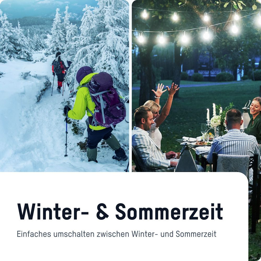 Ansmann AES6 Steckdosen-Zeitschaltuhr Digital 3680 W Weiß