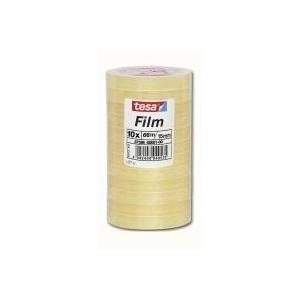 tesa Film standard, transparent, 15 mm x 66 m Klebefilm aus PP-Folie, gute Klebkraft, leicht abrollbar (57388-00001-00)