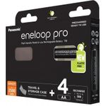 eneloop P 4XAAB eneloop pro NiMh Akku AA Mignon 2500 mAh 4er-Pack+ (BK-3HCDEC4BE)