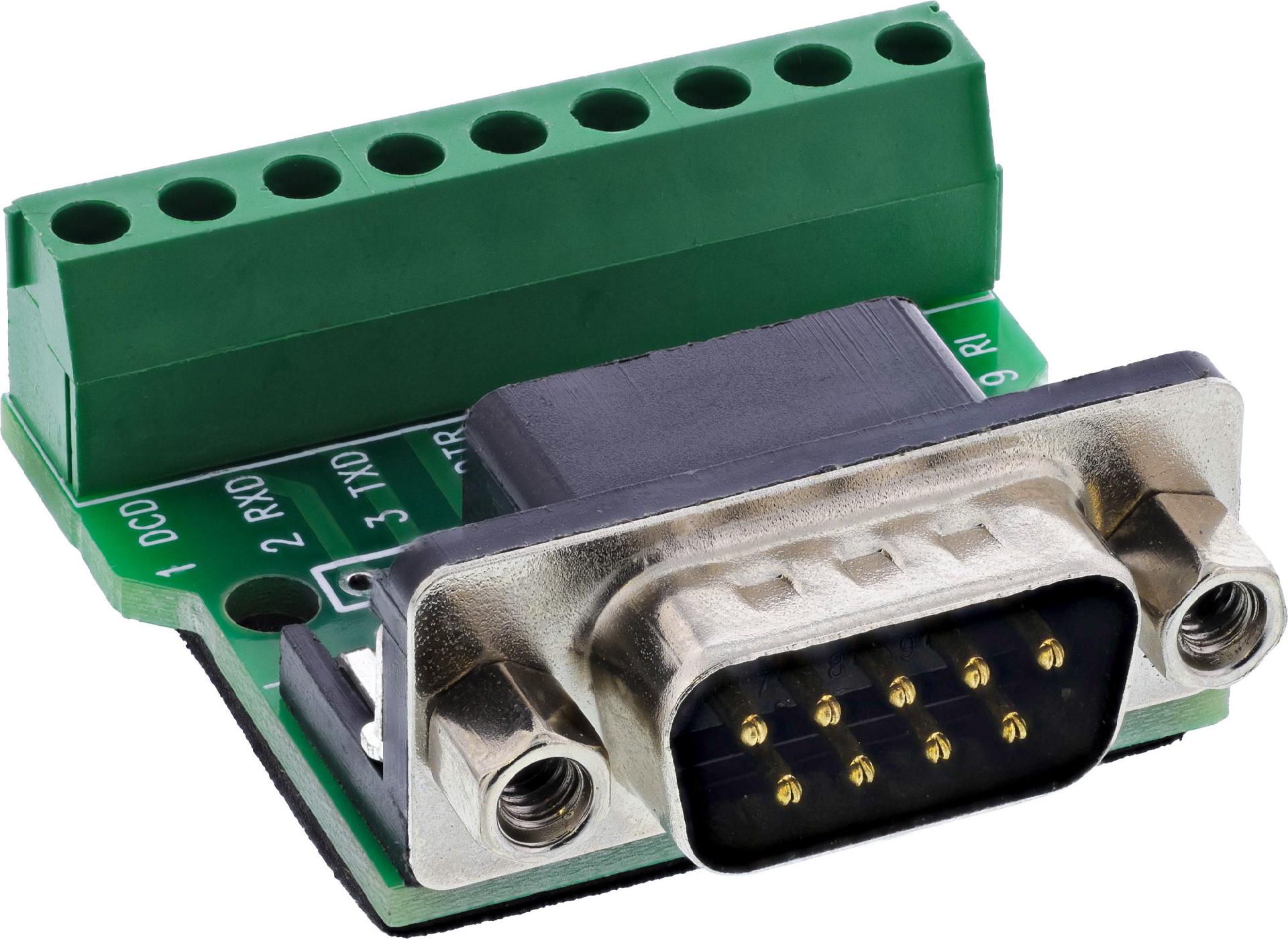 InLine Terminalblock D-Sub 9 Stecker (92501D)