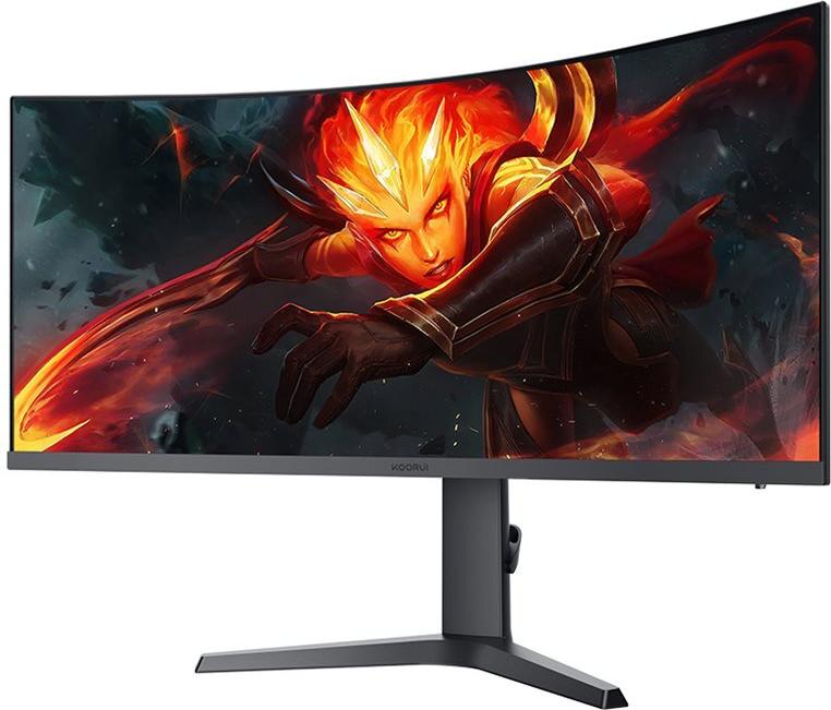 KOORUI G3441VC 34" WQHD Gaming-Monitor 180 Hz Schwarz