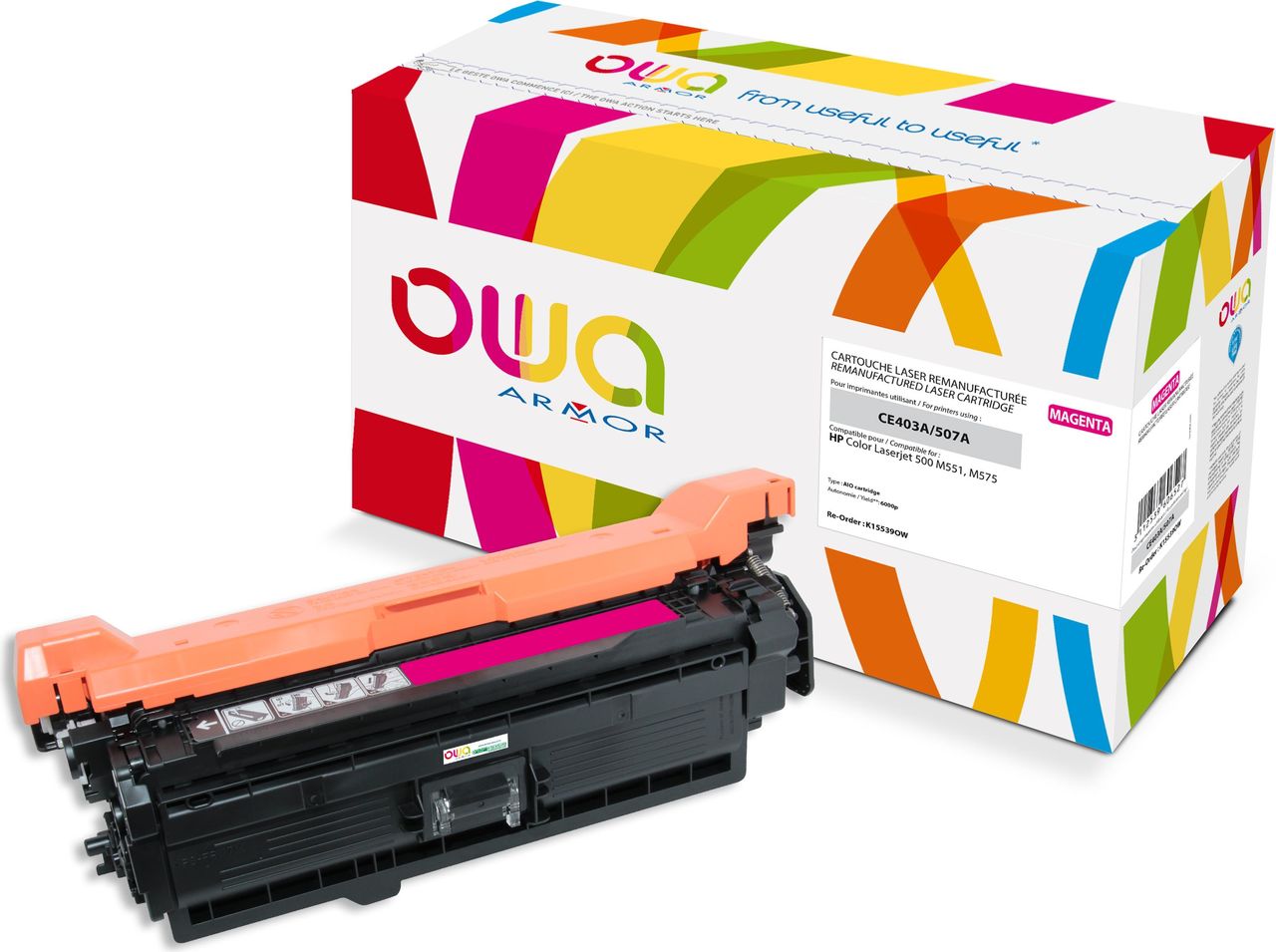 Armor K15539OW Patrone 6000Seiten Magenta Lasertoner & Patrone (K15539OW)